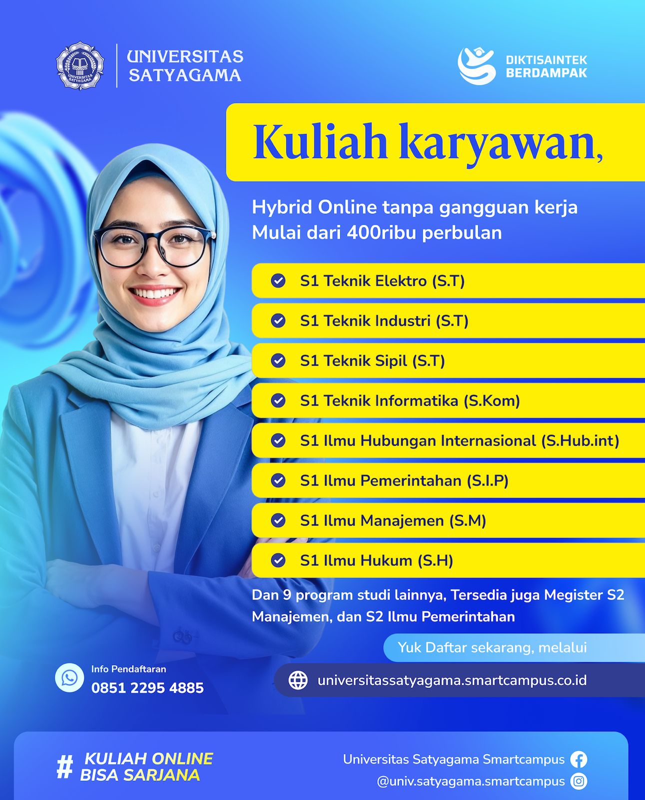 Kampus Jurusan Hukum di kota surabaya : Solusi Kuliah tebaik untuk Karyawan dan bisa kuliah secara online