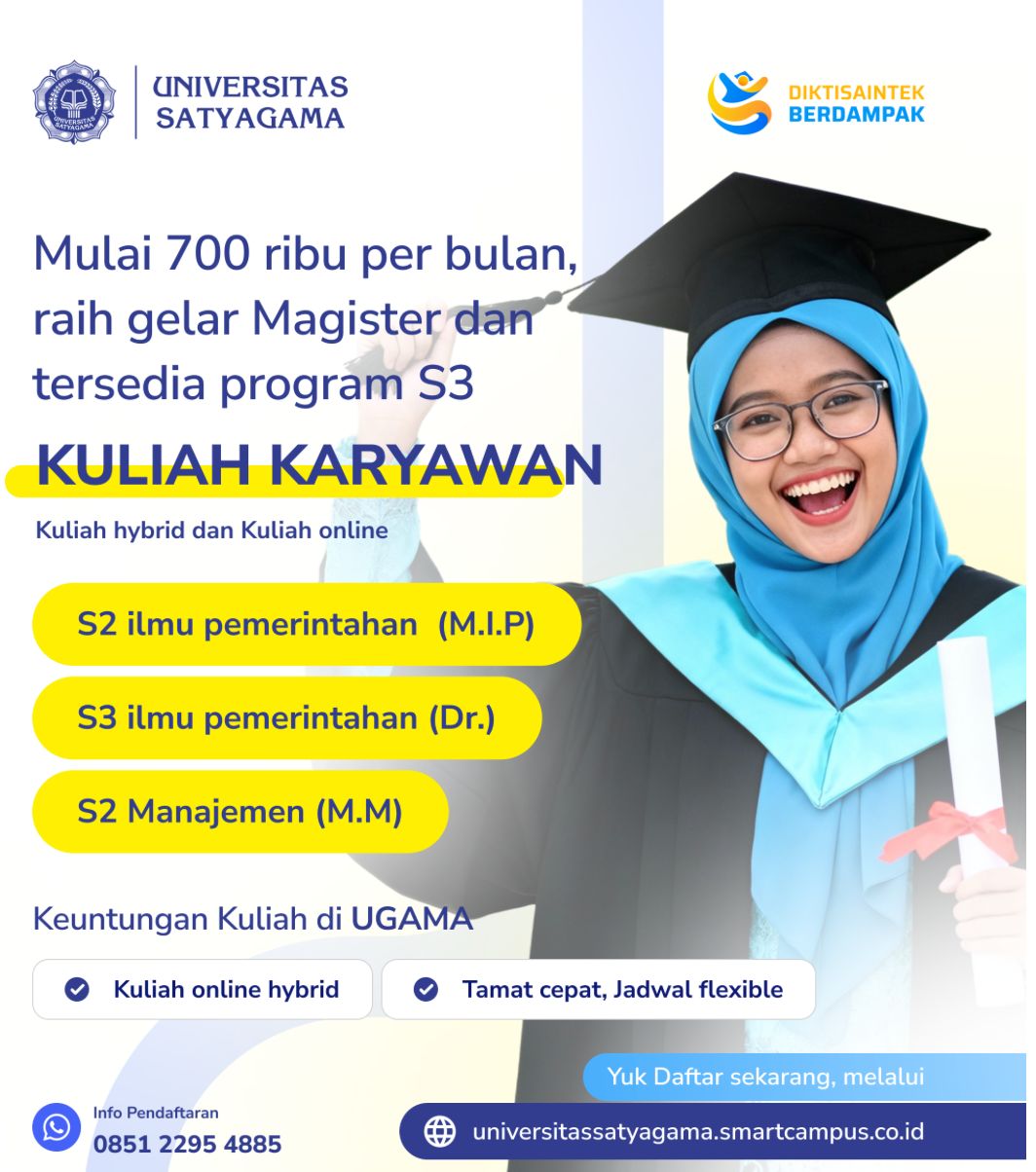 Kuliah Online di jambi jurusan menejemen, Bersama Universitas Satyagama: Fleksibel, Terjangkau, dan Berkualitas